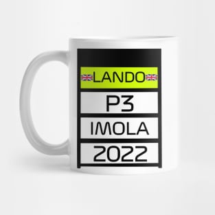 Lando Norris - P3 Imola 2022 Mug